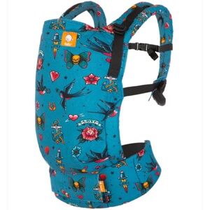 Tula Teal Kids Carrier with Vibrant Patterns